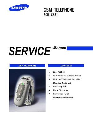 Сервисная инструкция Samsung SGH-X481 ― Manual-Shop.ru