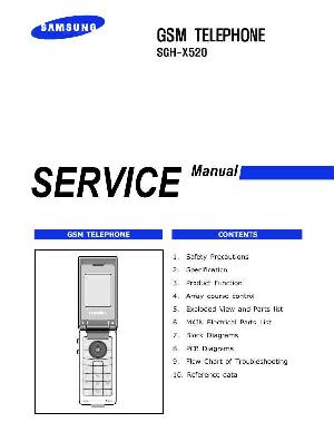 Сервисная инструкция Samsung SGH-X520 ― Manual-Shop.ru