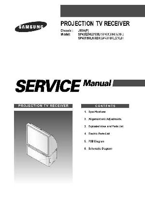 Service manual Samsung SP-42Q2, SP-43T8, J60A(P) ― Manual-Shop.ru