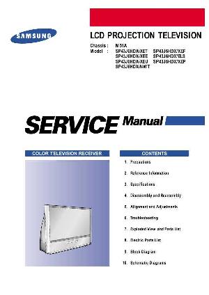 Сервисная инструкция Samsung SP-43J6, шасси M51A ― Manual-Shop.ru