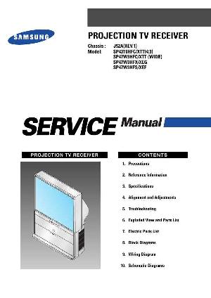 Сервисная инструкция Samsung SP-43T6HFC XTT, J52A(REV.1) ― Manual-Shop.ru