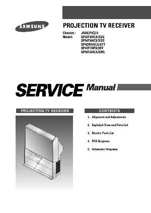 Сервисная инструкция Samsung SP-43T7HFX XFE, J54A(P)C2.0 ― Manual-Shop.ru