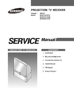Service manual Samsung SP-43T7HLX FES, J60A(P) ― Manual-Shop.ru