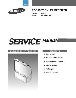 Сервисная инструкция Samsung SP-43T8, J59A ― Manual-Shop.ru