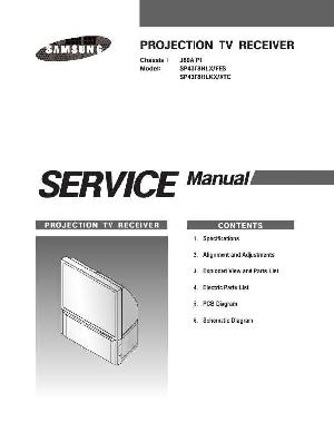 Service manual Samsung SP-43T8HLKX, XTC, J60A(P) ― Manual-Shop.ru