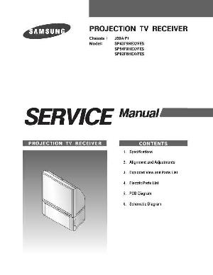 Сервисная инструкция Samsung SP-43T9HEX FES, J59A(P) ― Manual-Shop.ru