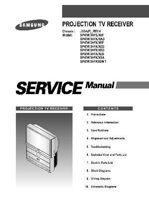 Сервисная инструкция Samsung SP-47W3HFS XEF, J52A(P), REV.4 ― Manual-Shop.ru