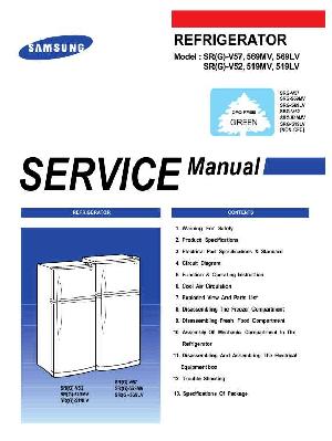Service manual Samsung SR-V57, SR-569MV, SR-569LV, SR-V52, SR-519MV, SR-519LV ― Manual-Shop.ru