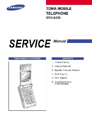 Сервисная инструкция Samsung STH-A225 ― Manual-Shop.ru