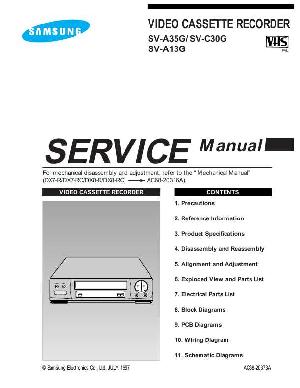 Сервисная инструкция Samsung SV-A35G, SV-A13G, SV-C30G ― Manual-Shop.ru