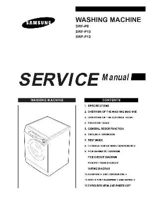 Сервисная инструкция Samsung SWF-P8, SWF-P10, SWF-P12 ― Manual-Shop.ru