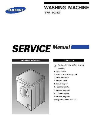 Сервисная инструкция Samsung SWF-SQ1200 ― Manual-Shop.ru