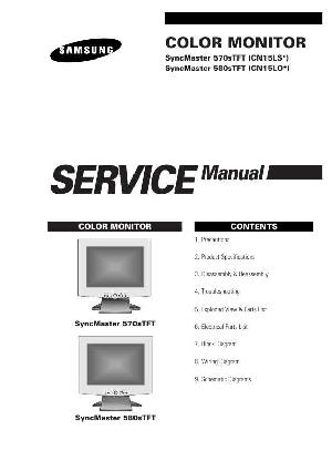 Сервисная инструкция Samsung Syncmaster 570STFT, 580STFT ― Manual-Shop.ru