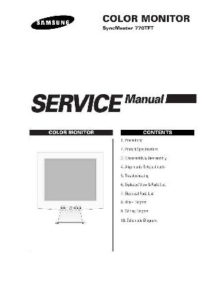 Сервисная инструкция Samsung Syncmaster 770TFT ― Manual-Shop.ru