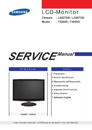 Сервисная инструкция Samsung T200HD, T220HD ― Manual-Shop.ru
