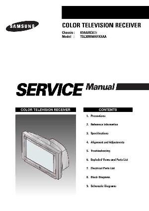 Сервисная инструкция Samsung TSL3099WHF, K54A ― Manual-Shop.ru