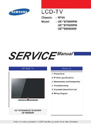 Сервисная инструкция Samsung UE-40B7000, UE-40B7020, UE-46B7000, UE-46B7020, UE-55B7000 ― Manual-Shop.ru