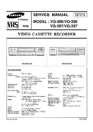 Сервисная инструкция Samsung VQ-306, VQ-307, VQ-336, VQ-337 ― Manual-Shop.ru