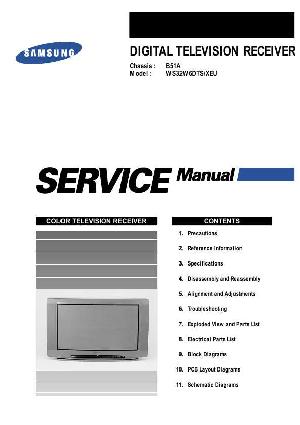 Service manual Samsung WS32W6DTS B51A ― Manual-Shop.ru