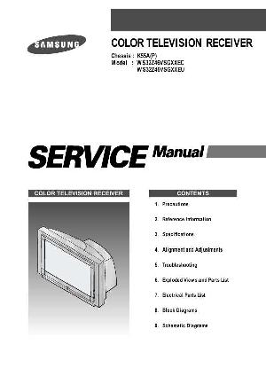 Service manual Samsung WS32Z46V K55A(P) ― Manual-Shop.ru