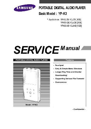 Сервисная инструкция Samsung YP-K3 ― Manual-Shop.ru