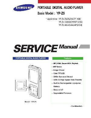 Сервисная инструкция Samsung YP-Z5 ― Manual-Shop.ru