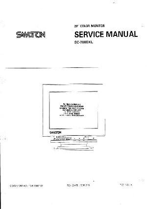 Сервисная инструкция Samtron SC-208DXL ― Manual-Shop.ru