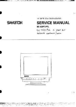 Сервисная инструкция Samtron SC-428PT ― Manual-Shop.ru
