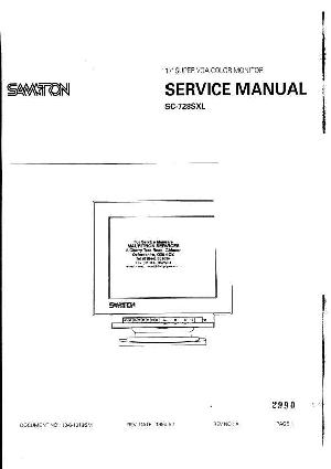 Сервисная инструкция Samtron SC-728SXL ― Manual-Shop.ru