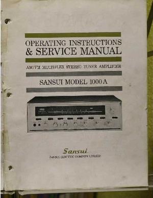 Сервисная инструкция Sansui 1000A ― Manual-Shop.ru
