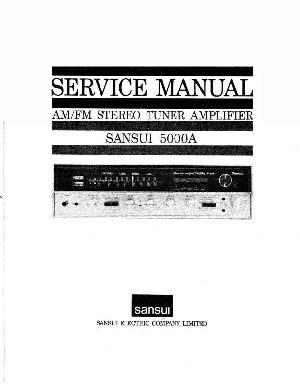 Сервисная инструкция Sansui 5000A ― Manual-Shop.ru