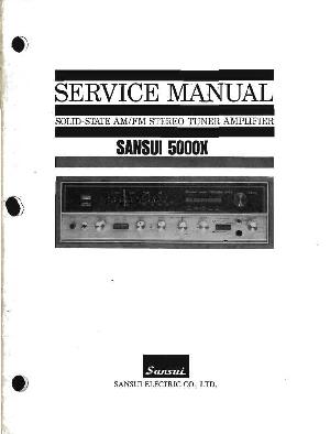 Сервисная инструкция Sansui 5000X ― Manual-Shop.ru