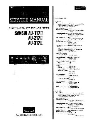 Сервисная инструкция Sansui AU-117II, AU-217II, AU-317II ― Manual-Shop.ru
