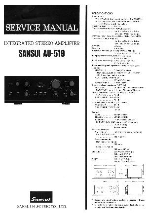 Сервисная инструкция Sansui AU-519 ― Manual-Shop.ru