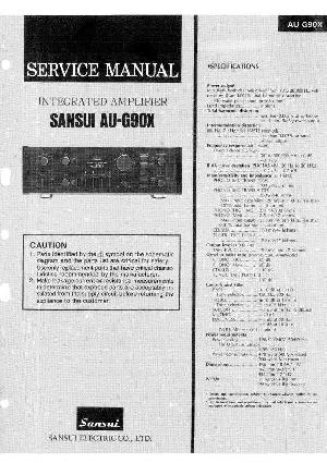 Сервисная инструкция Sansui AU-G90X ― Manual-Shop.ru