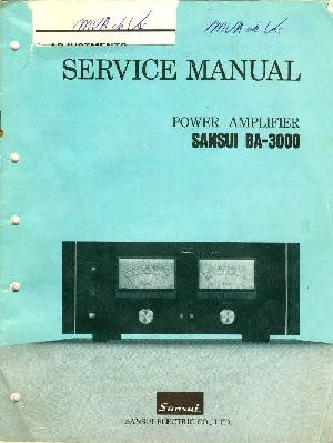 Сервисная инструкция Sansui BA-3000 ― Manual-Shop.ru