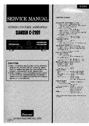 Сервисная инструкция Sansui C-2101 ― Manual-Shop.ru