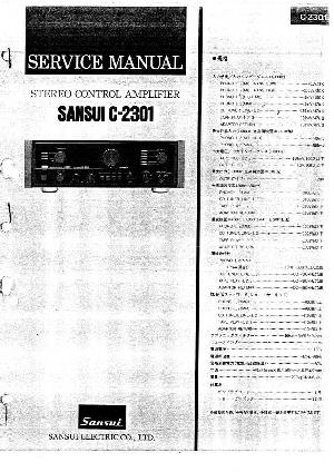 Сервисная инструкция Sansui C-2301 ― Manual-Shop.ru