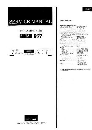 Сервисная инструкция Sansui C-77 ― Manual-Shop.ru