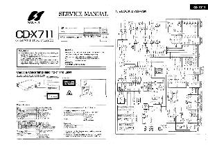 Сервисная инструкция Sansui CD-X711 ― Manual-Shop.ru