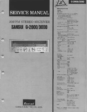 Сервисная инструкция Sansui G-2000, G-3000 ― Manual-Shop.ru