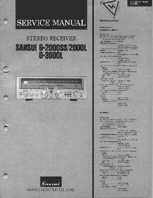 Service manual Sansui G-2000SS, G-2000L, G_3000L ― Manual-Shop.ru