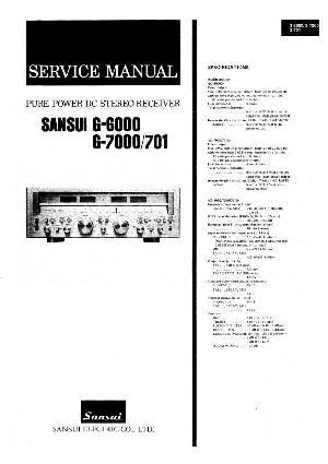 Сервисная инструкция Sansui G-701, G6000, G7000 ― Manual-Shop.ru