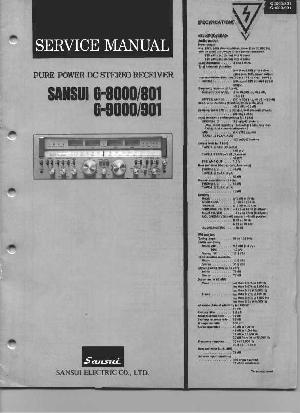 Сервисная инструкция Sansui G-8000, G-9000 ― Manual-Shop.ru