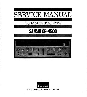 Service manual Sansui QR-4500 ― Manual-Shop.ru