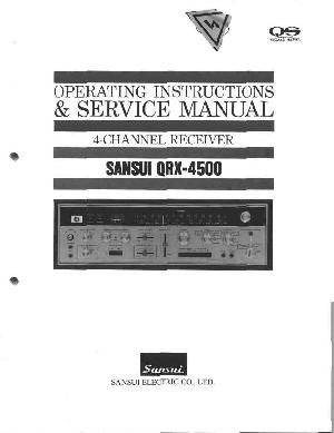 Service manual Sansui QRX-4500 ― Manual-Shop.ru