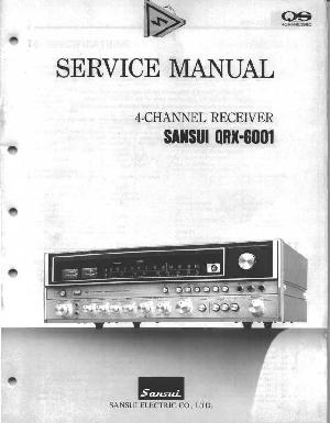Сервисная инструкция Sansui QRX-6001 ― Manual-Shop.ru