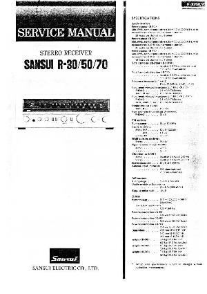 Сервисная инструкция Sansui R-30, R-50, R-70 ― Manual-Shop.ru