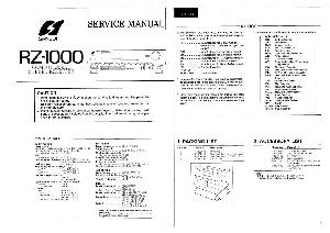 Сервисная инструкция Sansui RZ-1000 ― Manual-Shop.ru