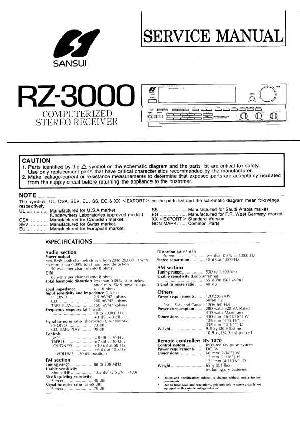 Сервисная инструкция Sansui RZ-3000 ― Manual-Shop.ru